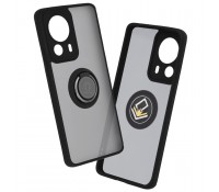 Θήκη Techsuit για Xiaomi 13 Lite με Μεταλλικό Δαχτυλίδι Stand – Μαύρη