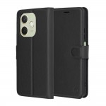 Θήκη Techsuit Leather Folio για Oppo A5 Pro 4G, Μαύρη
