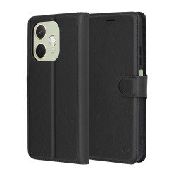 Θήκη Techsuit Leather Folio για Oppo A5 Pro 4G, Μαύρη