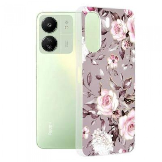 Θήκη Techsuit Marble Series για Xiaomi Redmi 13C 4G / Poco C65 - Bloom of Ruth Gray