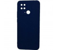 Θήκη Σιλικόνης Πλάτης για Xiaomi Redmi 10C dark blue ΟΕΜ