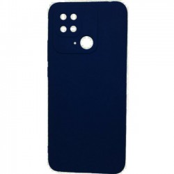 Θήκη Σιλικόνης Πλάτης για Xiaomi Redmi 10C dark blue ΟΕΜ