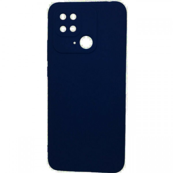 Θήκη Σιλικόνης Πλάτης για Xiaomi Redmi 10C dark blue ΟΕΜ