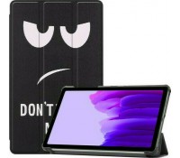 Tri-Fold Flip Cover Δερματίνης Do not Touch Me για Samsung Galaxy Tab A7 Lite 8.7 T220 / T225