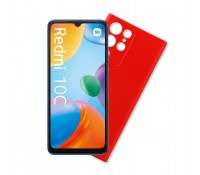 VOLTE-TEL ΘΗΚΗ XIAOMI REDMI 10C/REDMI 10 POWER 6.71" SILICON TPU CAMERA GUARD RED