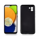 VOLTE-TEL ΘΗΚΗ SAMSUNG A03 A035 6.5" CARBON CAMERA PROTECTIVE BLACK