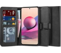 ΘΗΚΗ WALLET VINTAGE BOOK CASE ΠΟΡΤΟΦΟΛΙ ΓΙΑ XIAOMI REDMI NOTE 10 5G - ΜΑΥΡΟ