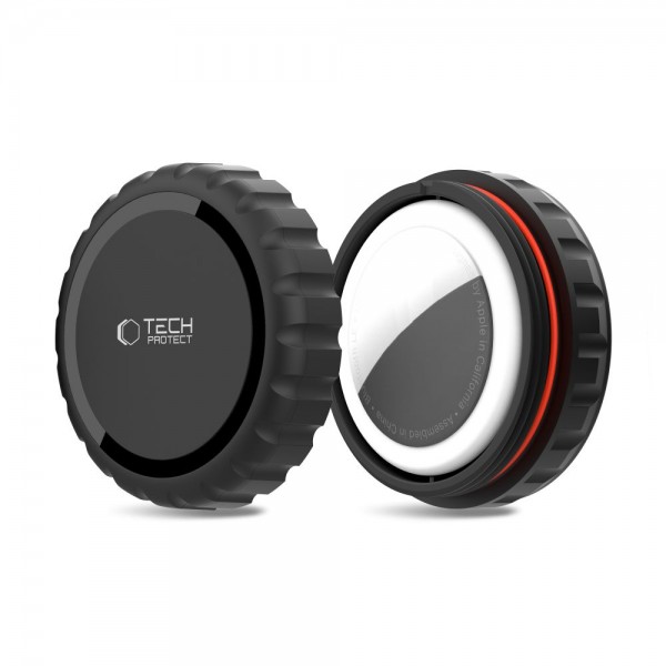 Tech-Protect 3M Pouch Θήκη για Apple AirTag 1/2 Μαύρο