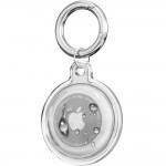 Tech-Protect Icon Θήκη Μπρελόκ Σιλικόνης για AirTag 1 / 2 σε Διάφανο χρώμα, 4 τμχ