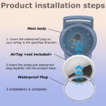 Tech-Protect Λουράκι Nylon για Apple AirTag 1ης & 2ης Γενιάς - Ροζ Μονόκερος για Παιδιά