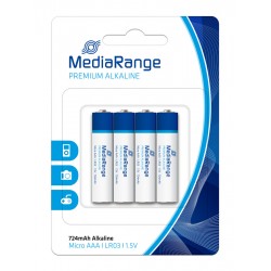 MEDIARANGE Pr.Αλκαλικές AAA (LR03) Συσ.4 τμχ