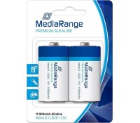 MediaRange Premium αλκαλική μπαταρία D Mono | LR20 1.5V Pack 2 μ., MRBAT109