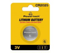 POWERTECH Μπαταρία Λιθίου PT-1211 CR2025 3V 1τμχ