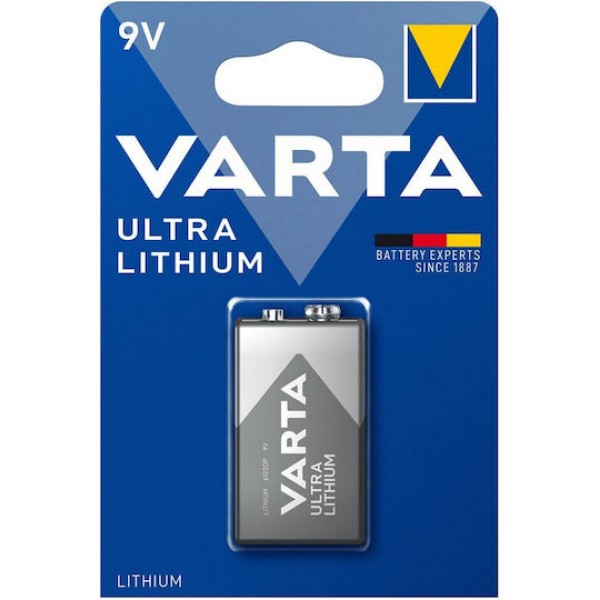 VARTA Μπαταρία Λιθίου Ultra 9V 1τμχ