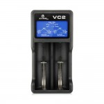 XTAR VC2 Φορτιστής Μπαταριών Li-ion με LCD Οθόνη και Διπλό Κανάλι
