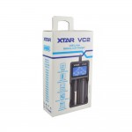 XTAR VC2 Φορτιστής Μπαταριών Li-ion με LCD Οθόνη και Διπλό Κανάλι