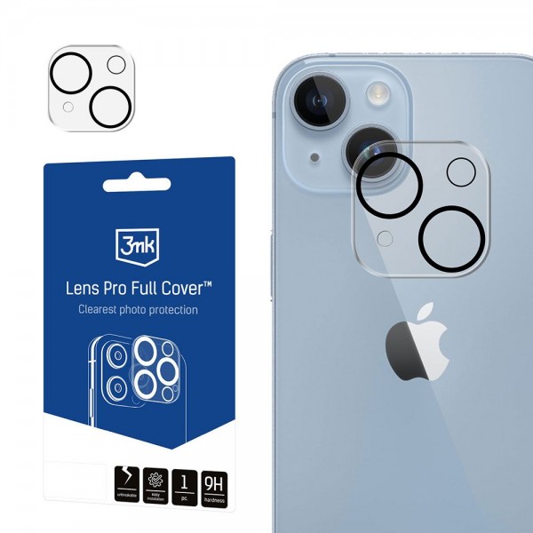 3mk Lens Pro Full Cover™ Προστατευτικό Φακού για Apple iPhone 13 Mini/13