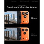 Spigen Glass tR EZ Fit Optik Pro XL Κάμερα Προστατευτικό για iPhone 17 Pro Max (Πορτοκαλί) AGL10650