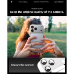 Spigen Optik Pro XL EZ Fit Προστασία Κάμερας Tempered Glass Ασημί για το iPhone 17 Pro AGL10647