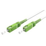 GOOBAY Καλώδιο Οπτικής Ίνας SC-APC 59595, Singlemode OS2, 2m, Λευκό