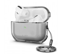 Tech-Protect Bounce Θήκη Σιλικόνης με Γάντζο Ash για Apple AirPods Pro 3 διάφανη ash