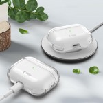 Tech-Protect Bounce Θήκη Σιλικόνης με Γάντζο σε Διάφανο χρώμα για Apple AirPods Pro 3