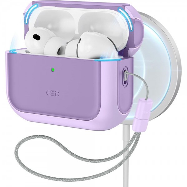 Θήκη ESR Orbit HaloLock MagSafe για Apple AirPods Pro 3 - Μωβ (Lavender)