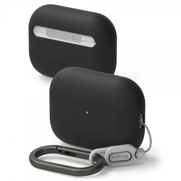 Θήκη Σιλικόνης Ringke για Apple AirPods Pro 3 Μαύρη