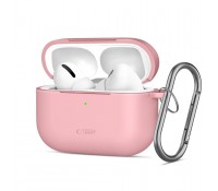 Θήκη Σιλικόνης Tech-Protect με Κρίκο για Apple AirPods Pro 3 Dusty Pink