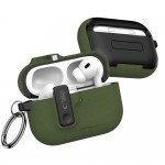 Θήκη Tech-Protect Slim Hook για Apple AirPods Pro 3 Olive Green