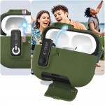 Θήκη Tech-Protect Slim Hook για Apple AirPods Pro 3 Olive Green