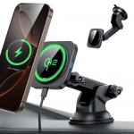 ESR HaloLock Magnetic MagSafe Dashboard Car Mount Wireless Charger Qi2 15W – Μαύρο ESR HaloLock Magnetic MagSafe Dashboard Car Mount Wireless Charger Qi2 15W – Μαύρο