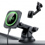 ESR HaloLock Magnetic MagSafe Dashboard Car Mount Wireless Charger Qi2 15W – Μαύρο ESR HaloLock Magnetic MagSafe Dashboard Car Mount Wireless Charger Qi2 15W – Μαύρο