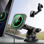 ESR HaloLock Magnetic MagSafe Dashboard Car Mount Wireless Charger Qi2 15W – Μαύρο ESR HaloLock Magnetic MagSafe Dashboard Car Mount Wireless Charger Qi2 15W – Μαύρο