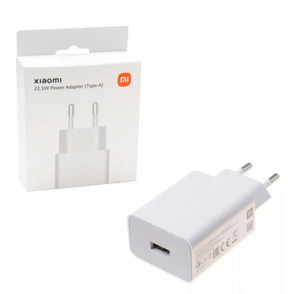 Xiaomi BHR7757EU Φορτιστής Ταξιδιού USB-A 22.5W – Λευκό Xiaomi BHR7757EU Φορτιστής Ταξιδιού USB-A 22.5W – Λευκό