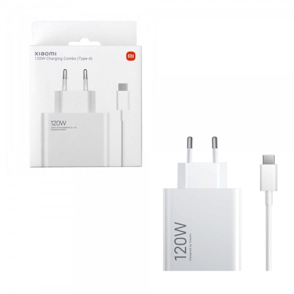 Xiaomi HyperCharge GaN 120W Φορτιστής USB-A με Καλώδιο USB-A σε USB-C 6A – Λευκό Xiaomi HyperCharge GaN 120W Φορτιστής USB-A με Καλώδιο USB-A σε USB-C 6A – Λευκό