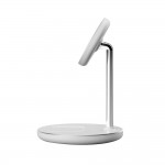 Tech-Protect 2-in-1 Μαγνητικός MagSafe Ασύρματος Φορτιστής Qi15W-A39 Λευκός