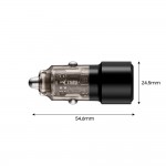Tech-Protect Φορτιστής Αυτοκινήτου 75W με Θύρες USB-A & USB-C PD, Μαύρος