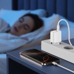 Tech-Protect NCA20 Φορτιστής Δικτύου 2 Θυρών PD 20W / QC3.0 + Καλώδιο Lightning Λευκό