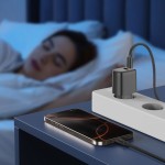 Tech-Protect NCA20 Φορτιστής Δικτύου 2 Θυρών PD 20W / QC3.0 USB-A & USB-C Μαύρο