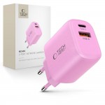 Tech-Protect NCA30 Διπλός Φορτιστής Τοίχου PD 30W / QC3.0 Ροζ Tech-Protect NCA30 Διπλός Φορτιστής Τοίχου PD 30W / QC3.0 Ροζ