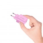 Tech-Protect NCA30 Διπλός Φορτιστής Τοίχου PD 30W / QC3.0 Ροζ Tech-Protect NCA30 Διπλός Φορτιστής Τοίχου PD 30W / QC3.0 Ροζ