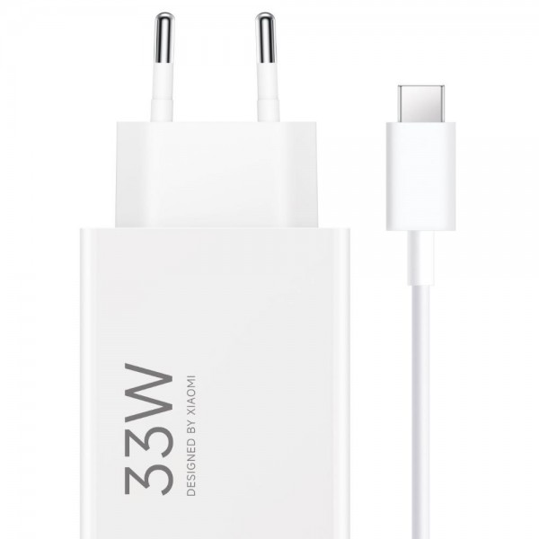 XIAOMI BHR9956EU Φορτιστής Τοίχου 33W, Γρήγορη Φόρτιση, USB-A, 1m Καλώδιο, Λευκός