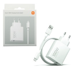 XIAOMI BHR095VEU Travel GaN Φορτιστής USB-A 100W με Καλώδιο USB-A σε USB-C 3A – Λευκό