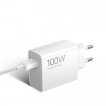 XIAOMI BHR095VEU Travel GaN Φορτιστής USB-A 100W με Καλώδιο USB-A σε USB-C 3A – Λευκό