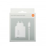 XIAOMI BHR095VEU Travel GaN Φορτιστής USB-A 100W με Καλώδιο USB-A σε USB-C 3A – Λευκό