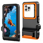 Αδιάβροχη Θήκη Tech-Protect IPX8 Pro Universal Diving Waterproof Case (Μαύρο/Πορτοκαλί)