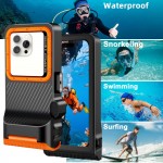 Αδιάβροχη Θήκη Tech-Protect IPX8 Pro Universal Diving Waterproof Case (Μαύρο/Πορτοκαλί)