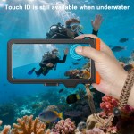 Αδιάβροχη Θήκη Tech-Protect IPX8 Pro Universal Diving Waterproof Case (Μαύρο/Πορτοκαλί)