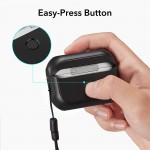 ESR Orbit Halolock Magsafe Θήκη Πλαστική / Σιλικόνης Μαύρη, για Apple AirPods Pro 1/2